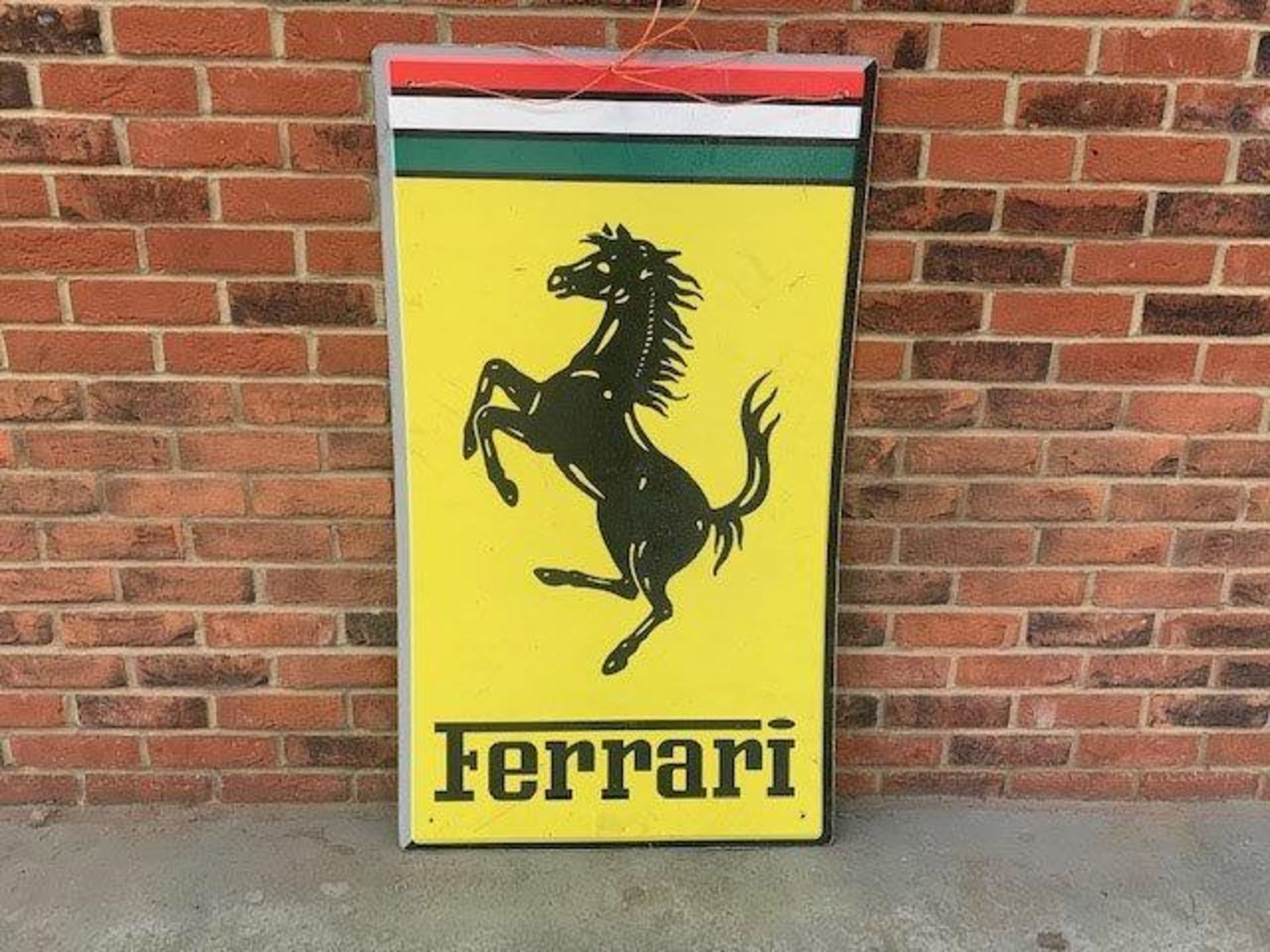 Large Ferrari wall sign