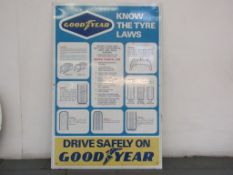 Vintage Goodyear Tyres Sign
