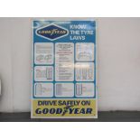 Vintage Goodyear Tyres Sign