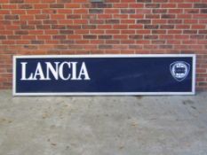 Original Lancia Main Dealer Advertising Sign