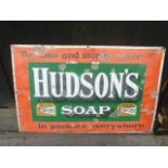 Hudson Soap Vintage Enamel Sign