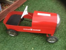 Vintage Child's Pedal Car Red