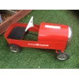 Vintage Child's Pedal Car Red