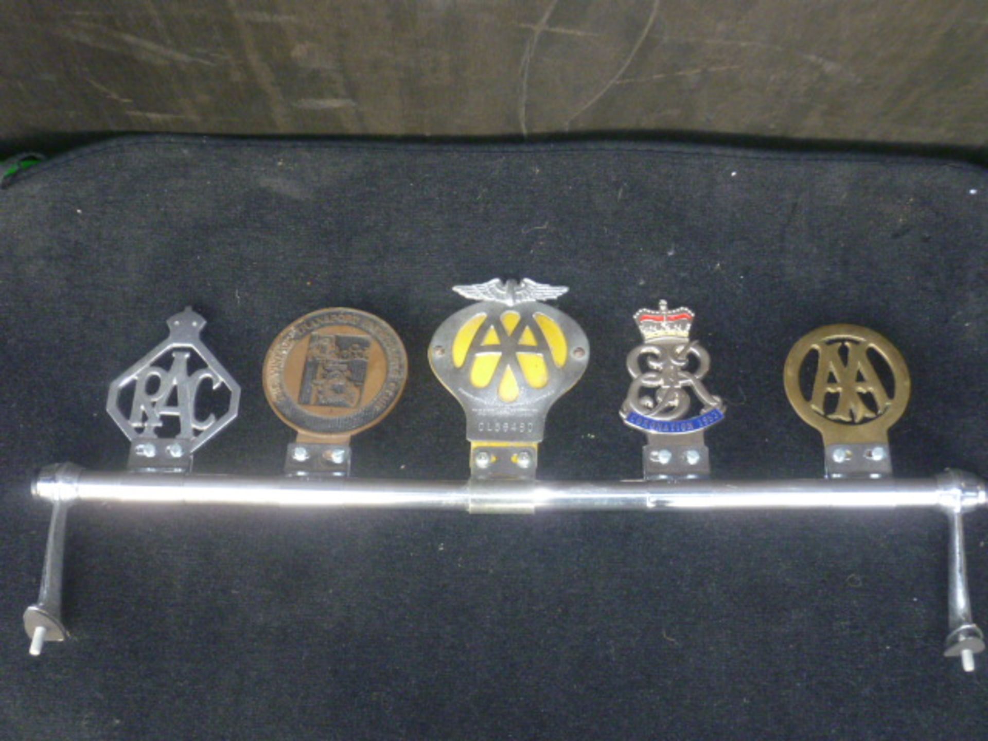 Classic Car Badge Bar with Motoring Badges