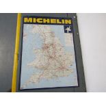 Michelin Tyres Tin Map Sign