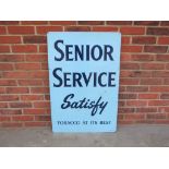 Vintage Senior Service Advertising Sign