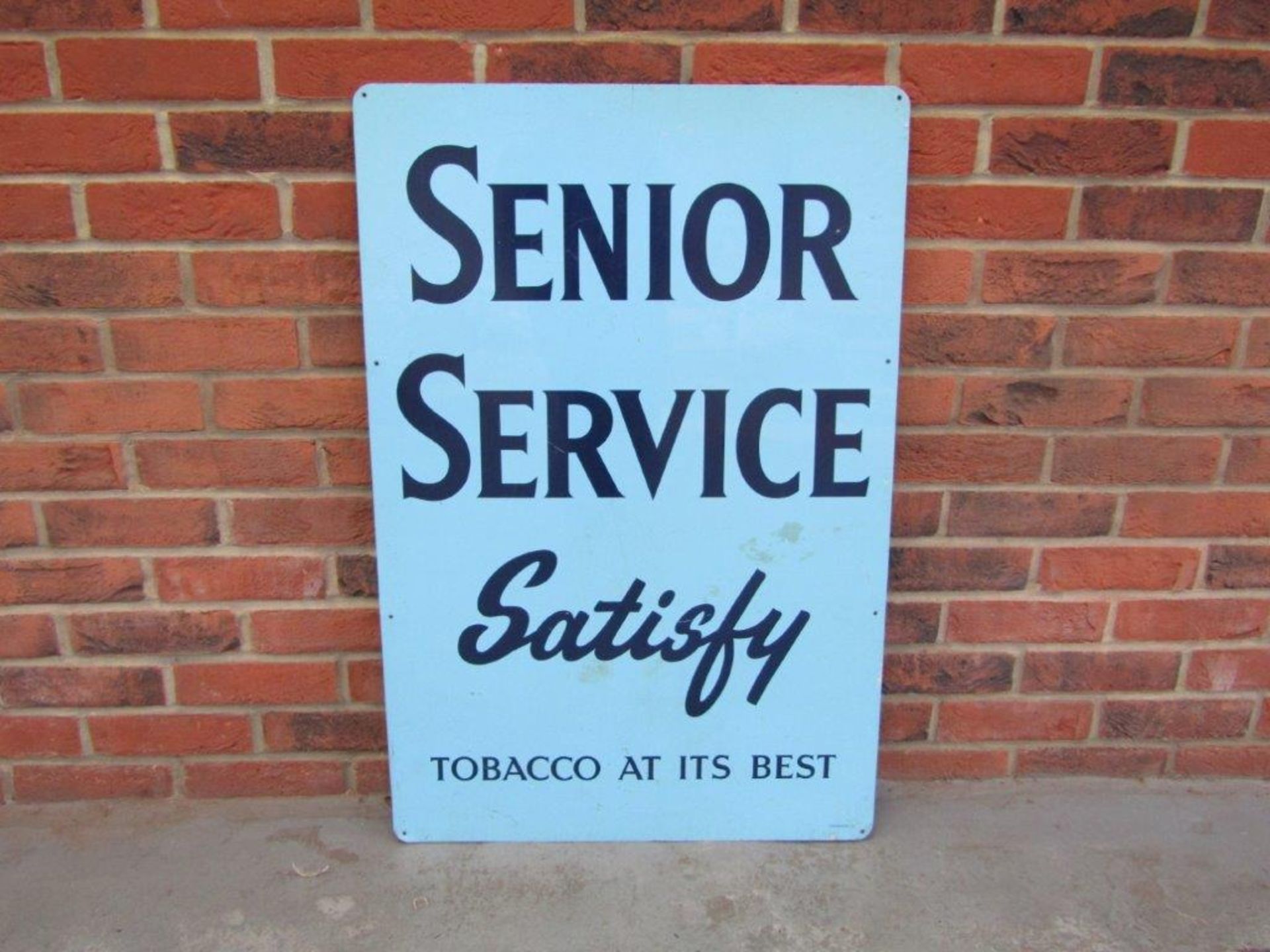 Vintage Senior Service Advertising Sign