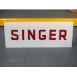 Vintage 'Singer' Showroom Sign
