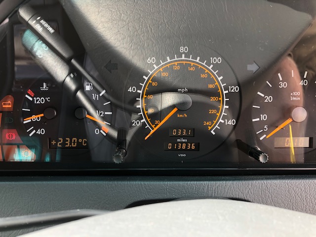 1993 Mercedes C220 Auto 13,836 miles from new - Image 8 of 8