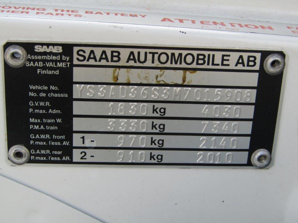 1991 Saab 900 S Turbo Auto - Image 16 of 16