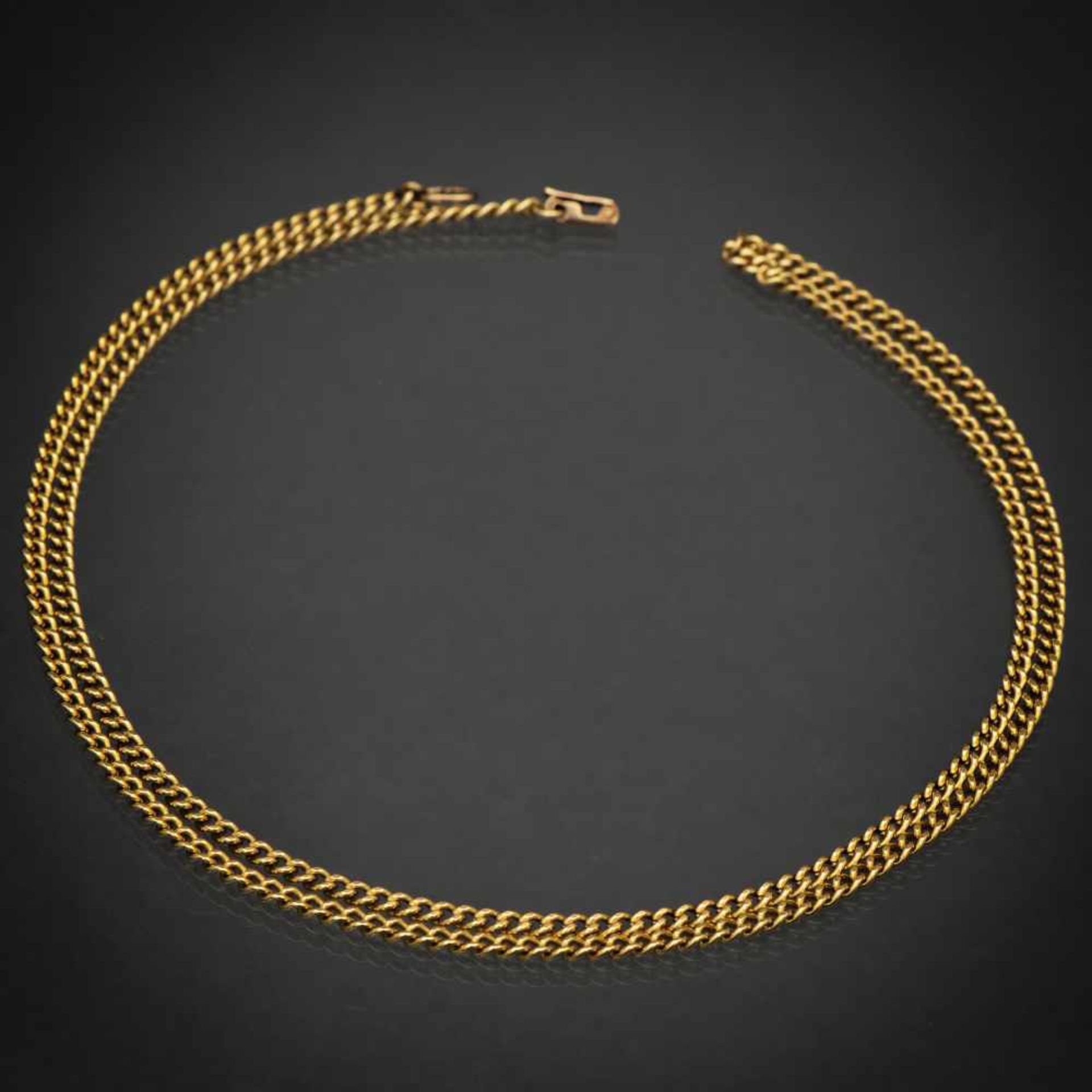 Cadena de eslabones en oro amarillo de 18 Kt.