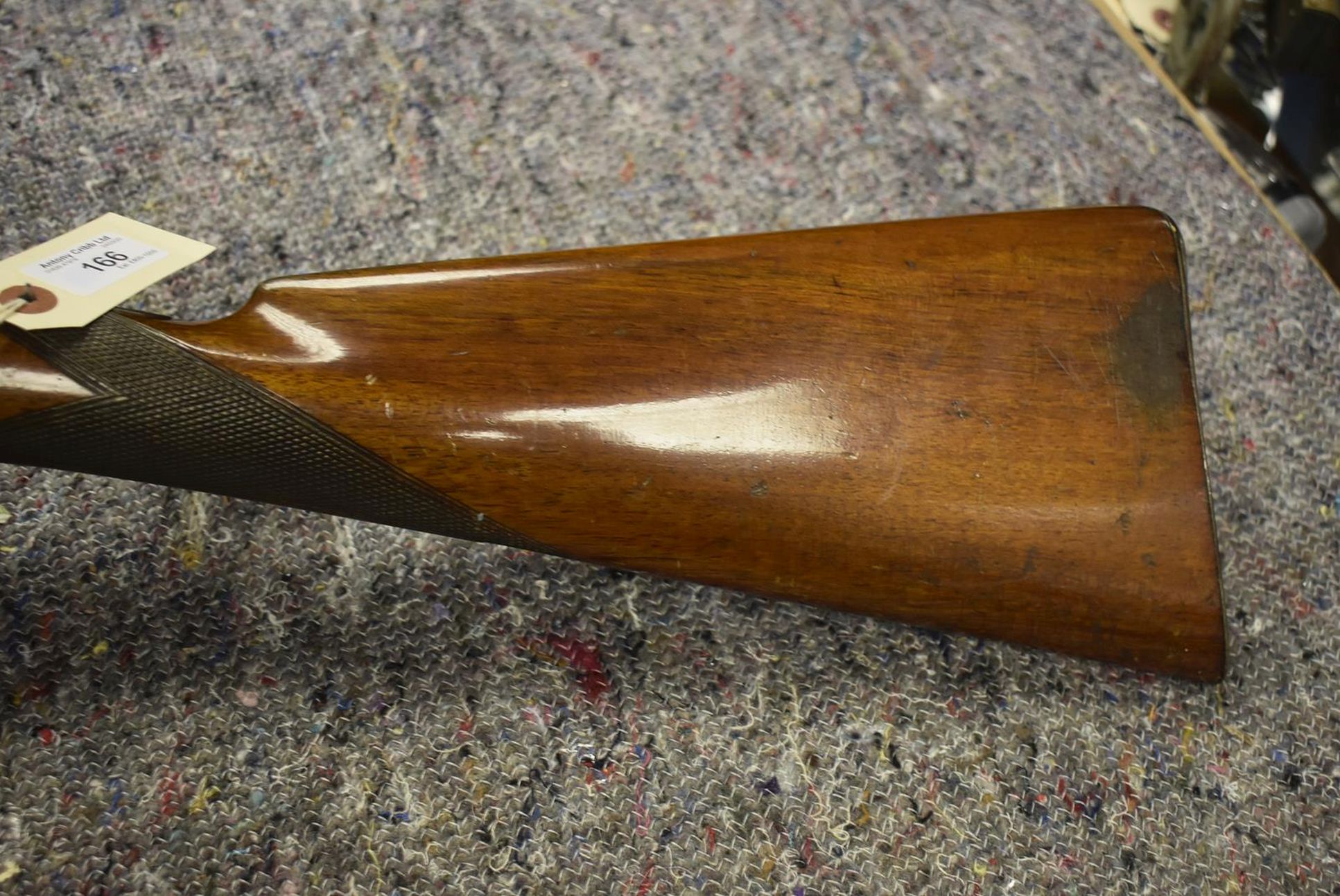 A LARGE PERCUSSION BLUNDERBUSS, 21.75inch barrel with 2.25inch diameter flared muzzle, engraved J. - Image 5 of 13