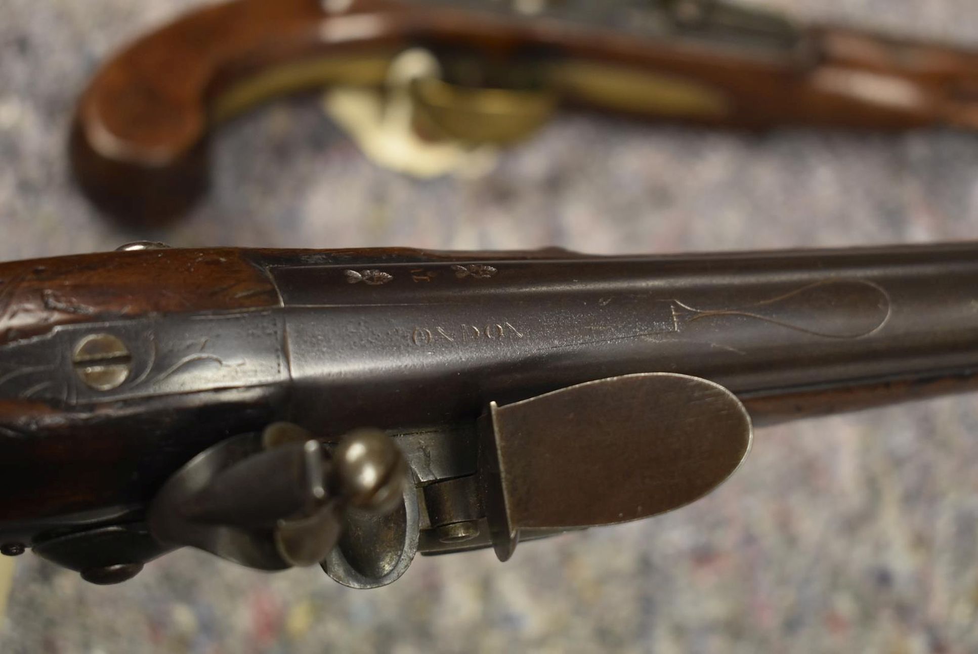 A PAIR OF 20-BORE FLINTLOCK DUELLING OR HOLSTER PISTOLS BY ALEXANDER DAVIDSON LONDON, 8.75inch - Image 15 of 17