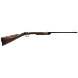 A PRE-WAR LINCOLN JEFFRIES H BREAK ACTION AIR RIFLE IN .177 CALIBRE, 18.75inch sighted two-stage