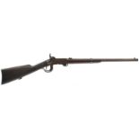 A .54 PERCUSSION BURNSIDE SERVICE CARBINE, 21inch sighted barrel fitted with rear flip sights, top