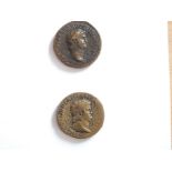 ROMAN EMPIRE (CIRCA 65AD), Nero sestertius, AE obv with bust laureate head right, rev with Temple of