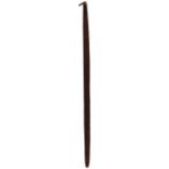 A SOUTH AUSTRALIAN ABORIGINAL SPEAR THROWER, of characteristic flattened form, the 96cm haft with