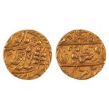 INDIA, gold one mohur, Mughal Empire, 11g.
