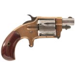 AN OBSOLETE CALIBRE .38 RIMFIRE FIVE-SHOT WHITNEY NO.2-1/2 POCKET REVOLVER, 1inch sighted