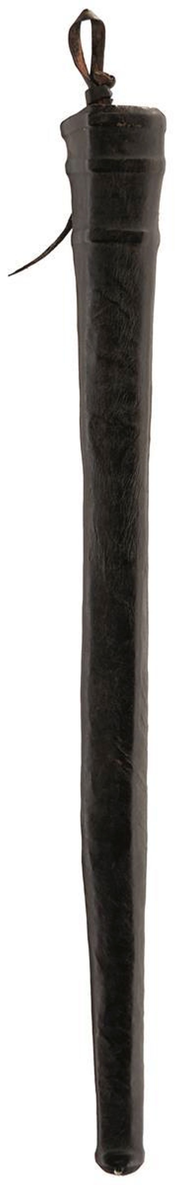 AN EARLY 20TH CENTURY TRIBAL STILETTO DAGGER, 47cm over all, the tapering wooden spike wrapped in - Image 2 of 8