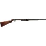 A PRE-WAR BSA UNDER LEVER ACTION AIR RIFLE IN .22 CALIBRE, 19inch sighted barrel, serial no.