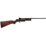 A PRE-WAR WEBLEY AIR RIFLE MARK I BREAK ACTION AIR RIFLE IN .177 CALIBRE, 19inch sighted barrel,