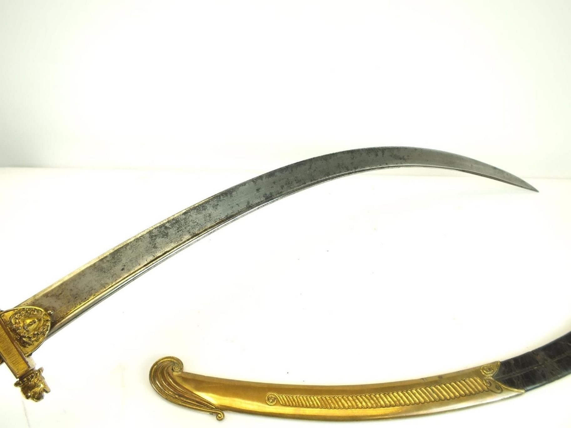 A LATE 18TH OR EARLY 19TH CENTURY PRESENTATION QUALITY SABRE BY PROSSER, 83cm sharply curved pipe- - Image 14 of 18