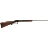 A PRE-WAR ORIGINAL WILL BREAK ACTION AIR RIFLE IN .22 CALIBRE, 20.5inch sighted octagonal barrel,