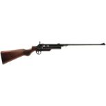 A PRE-WAR SERVICE AIR RIFLE MARKII BREAK ACTION AIR RIFLE IN .22 CALIBRE, 26inch sighted barrel,