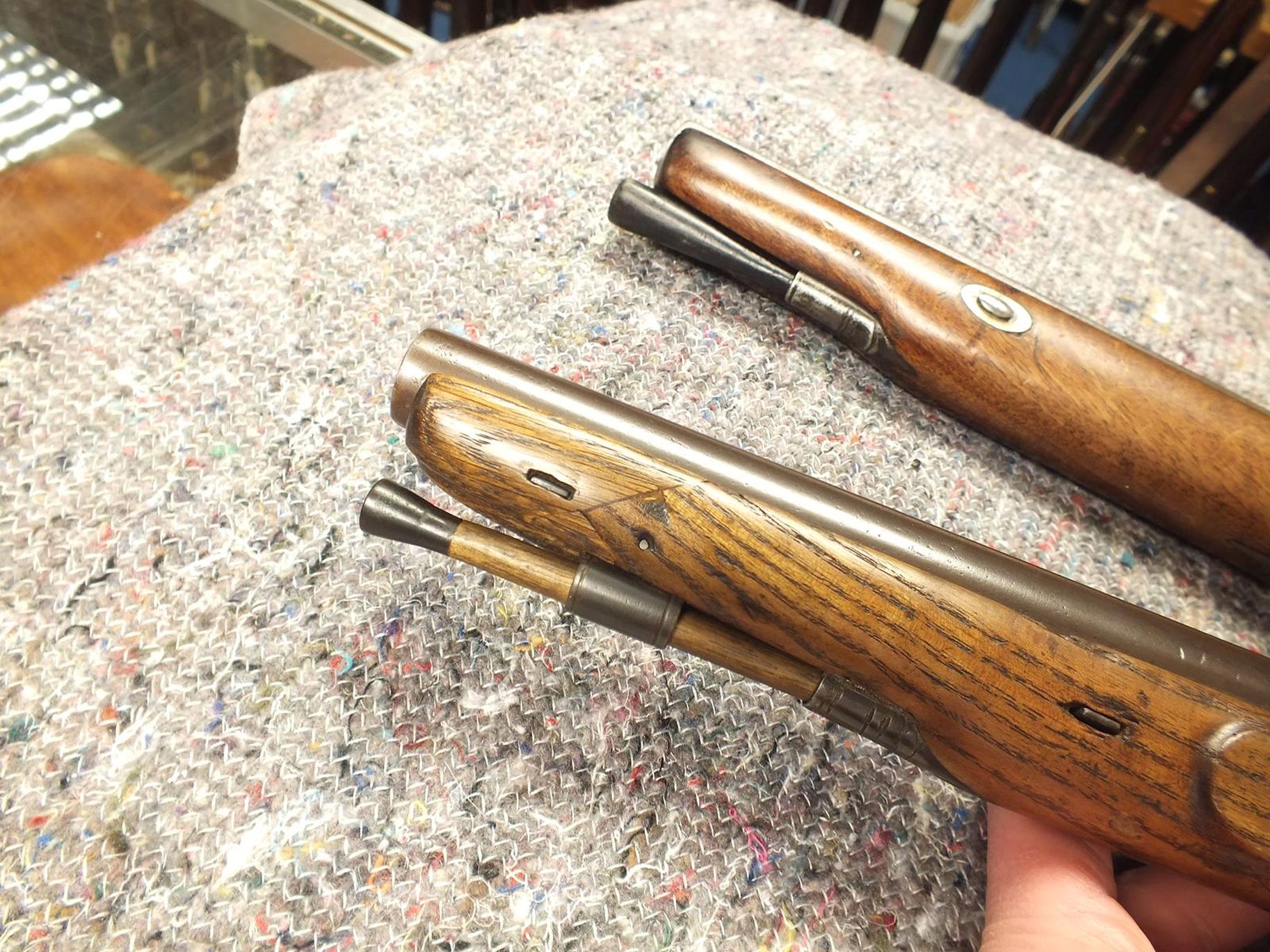 A 14-BORE PERCUSSION OFFICER'S PISTOL, 10inch sighted octagonal barrel, border and scroll engraved - Image 6 of 11