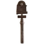 A 17TH CENTURY ITALIAN WHEEL-LOCK COMBINATION TOOL, comprising spanner, powder measure and