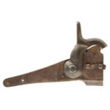 A MAYNARD'S PATENT TAPE PRIMER LOCK, stamped with the manufacturer's details, crown over VR, MASS.