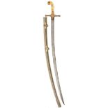 AN 1831 PATTERN VICTORIAN GENERAL OFFICER'S SWORD, 78.5cm clipped back blade by Wilkinson, no serial