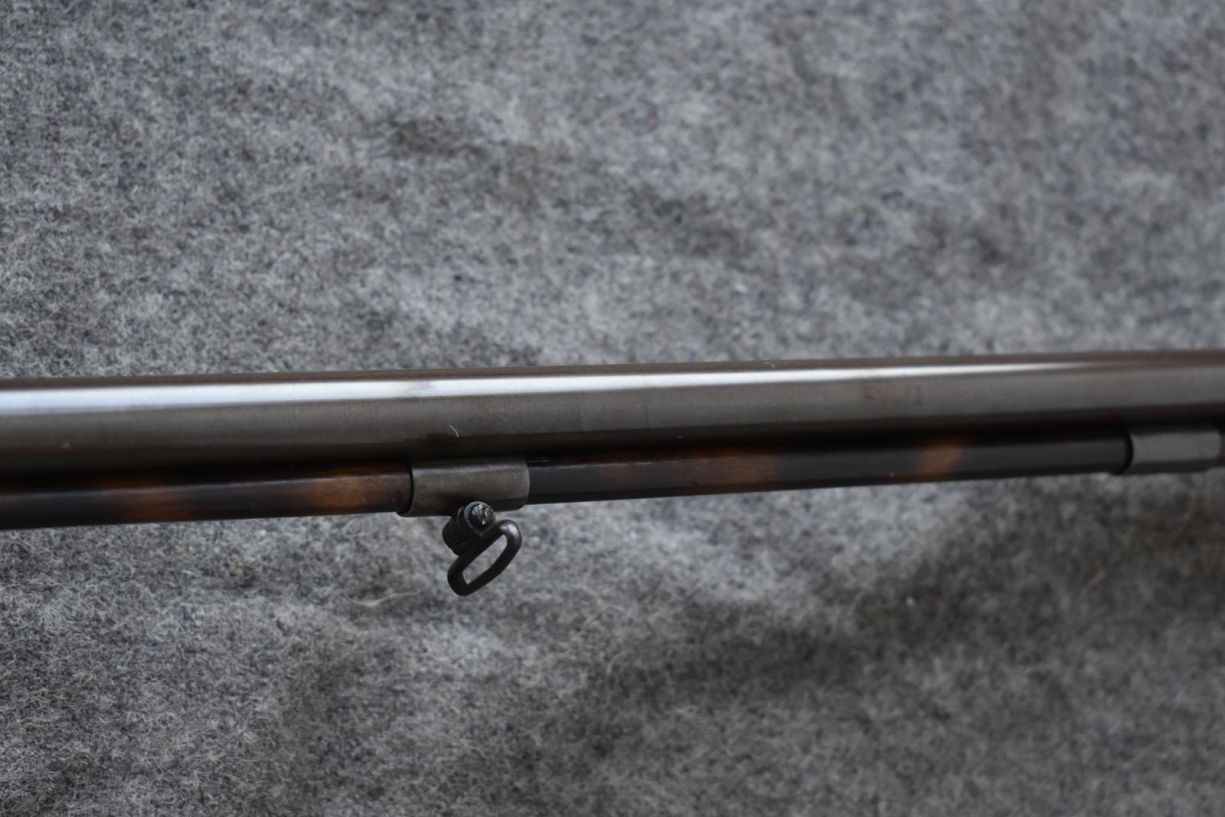 A CONTINENTAL 20-BORE PERCUSSION DOUBLE BARRELLED RIFLE, 30inch sighted re-browned damascus - Image 6 of 18