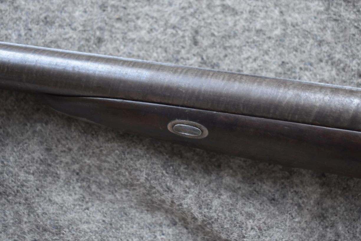 A 16-BORE DOUBLE BARRELLED PERCUSSION LIVE PIGEON GUN BY WESTLEY RICHARDS, 27inch sighted damascus - Image 13 of 14