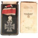 GODET BERLIN, Knight's Cross with Oak Leaves and Swords, the cross stamped 800 21, the oak leaves