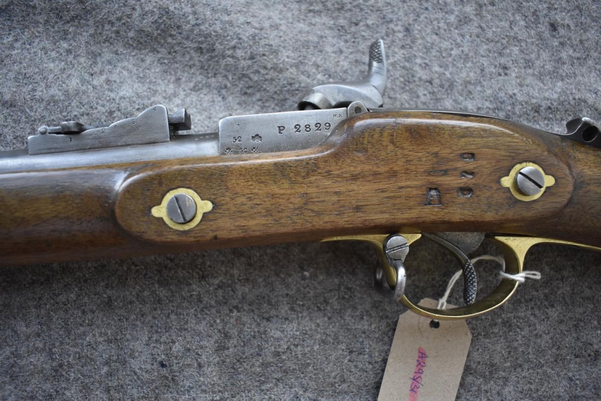 A .450 CALIBRE PERCUSSION WESTLEY RICHARDS MONKEY TAIL SHORT RIFLE, 33inch sighted barrel fitted - Image 13 of 15