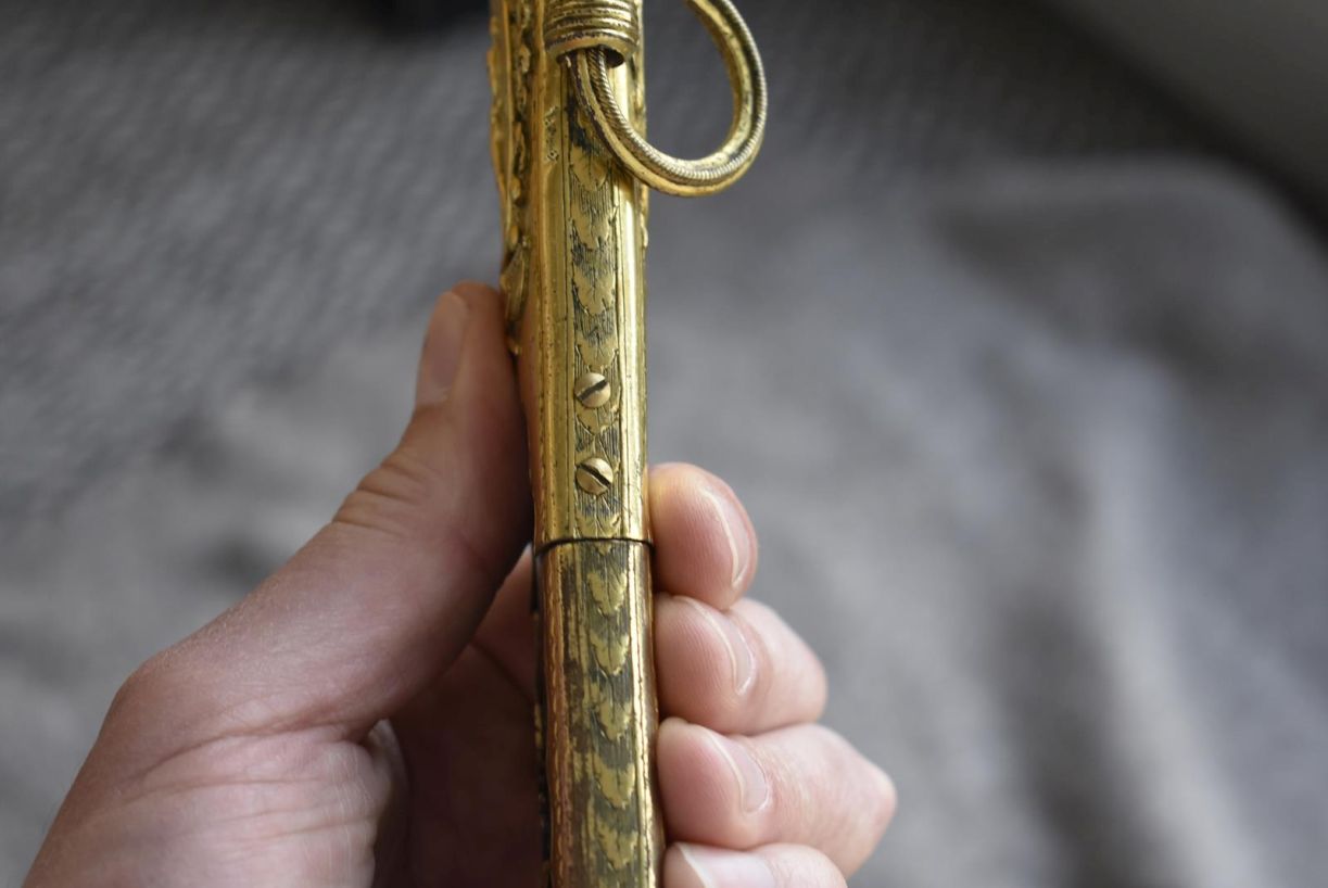 A LLOYDS PATRIOTIC FUND SWORD OF FIFTY POUNDS TO H. JOHN WATT, 75.75cm curved blade with traces of - Image 21 of 38