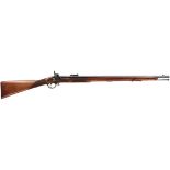 A .577 CALIBRE ENFIELD PERCUSSION VOLUNTEER SHORT RIFLE, 32inch sighted barrel with three groove