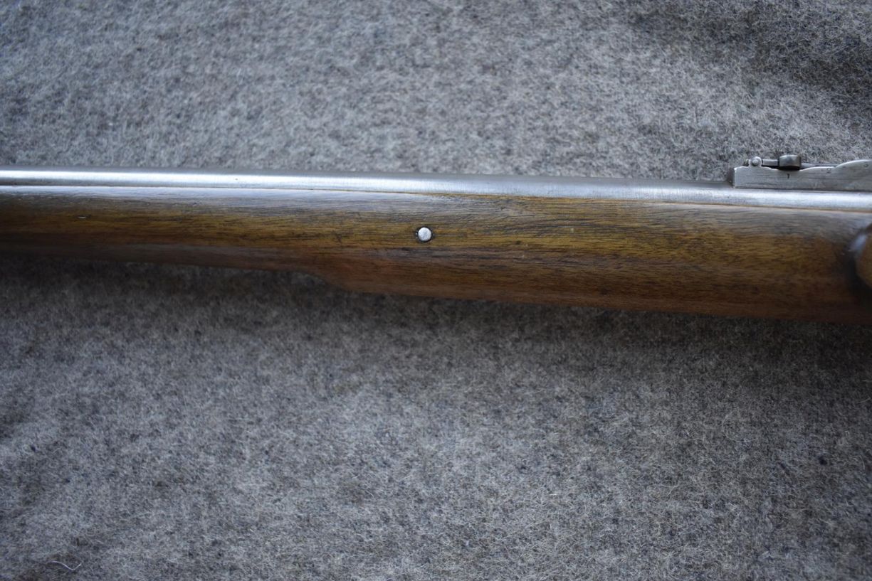 A .450 CALIBRE PERCUSSION WESTLEY RICHARDS MONKEY TAIL SHORT RIFLE, 33inch sighted barrel fitted - Image 14 of 15