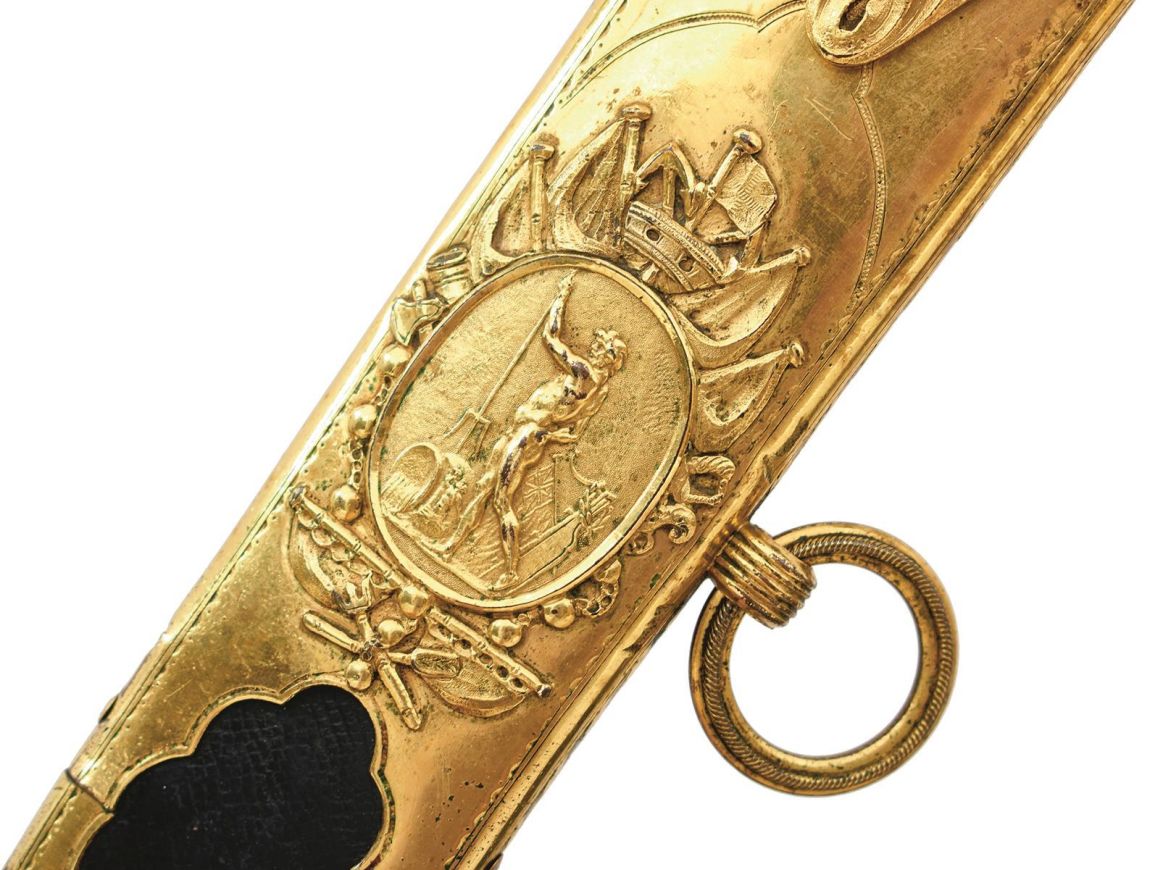 A LLOYDS PATRIOTIC FUND SWORD OF FIFTY POUNDS TO H. JOHN WATT, 75.75cm curved blade with traces of - Image 3 of 38