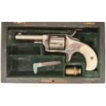 AN AMERICAN CASED .32 RIMFIRE OBSOLETE CALIBRE FIVE-SHOT HOPKINS & ALLEN RANGER NO. 2 REVOLVER, 2.