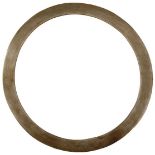 A LATE 19TH CENTURY INDIAN SIKH CHAKKAR, the characteristic narrow circular ring of 26cm in