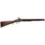 A .650 CALIBRE PERCUSSION MODEL 1844 YEOMANRY CARBINE, 20inch sighted barrel stamped ENFIELD 1844 at
