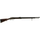 A .577 OBSOLETE CALIBRE BREECH LOADING WORKSHOP OR TRIALS PATTERN 1856 SHORT RIFLE RIFLE BY DAW,