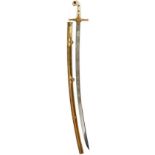 AN 1831 PATTERN GENERAL OFFICER'S SWORD, 82cm clean blade by BOWATER of LONDON, etched with