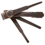 A MARTINI HENRY RIFLE COMBINATION TOOL, together with a First Pattern Private's Combination Tool,