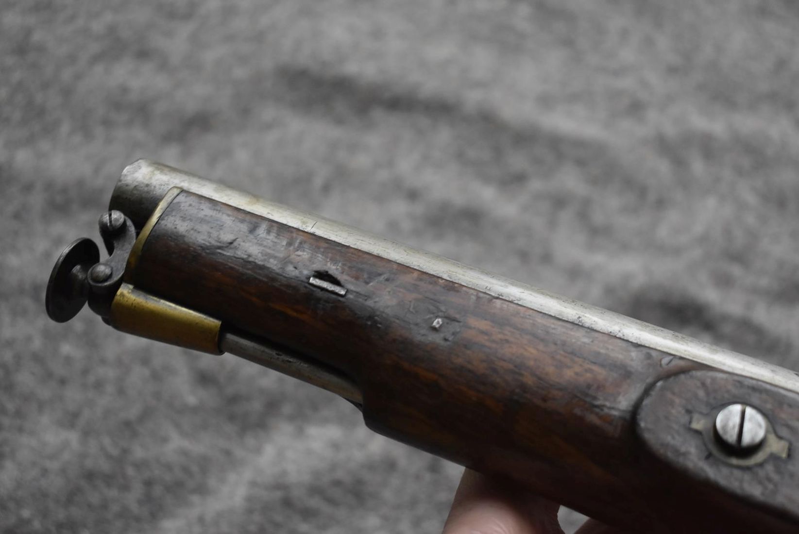 A RARE .753 CALIBRE PATTERN 1842 LANCER'S PISTOL TO THE 16TH LANCERS, 9inch barrel stamped with - Image 11 of 13
