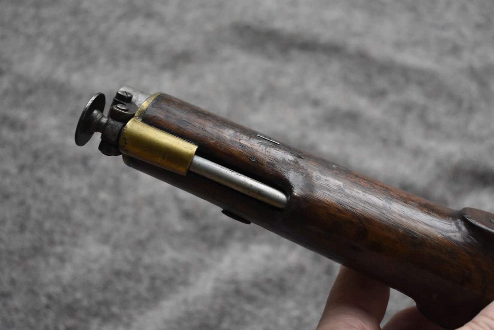 A RARE .753 CALIBRE PATTERN 1842 LANCER'S PISTOL TO THE 16TH LANCERS, 9inch barrel stamped with - Image 12 of 13