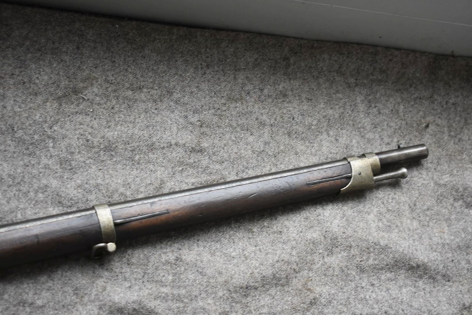 AN 18MM OBSOLETE CALIBRE SWISS MILBANK AMSLER SERVICE RIFLE, 33.5inch sighted barrel fitted with - Image 6 of 16
